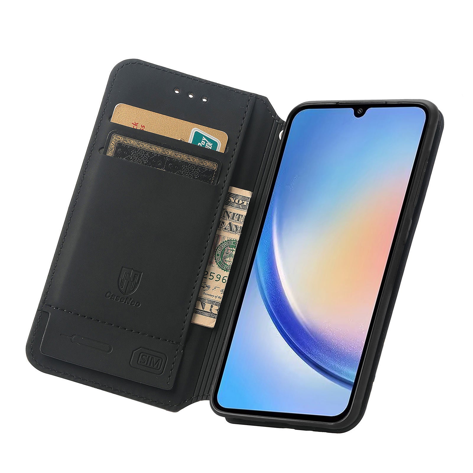 CASENEO 001 Series for Samsung Galaxy A34 5G RFID Blocking Pattern Printing Phone Case Leather Wallet Stand Shell CASENEO 001 Series for Samsung Galaxy A34 5G RFID Blocking Pattern Printing Phone Case Leather Wallet Stand Shell